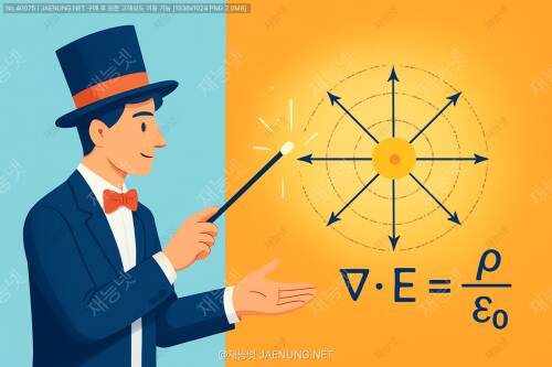 📐 가우스의 발산 정리와 전기장의 마법 같은 관계 ⚡