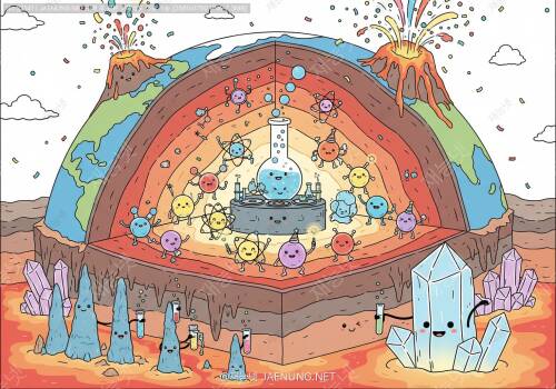 지구 속 화학 파티: 🌍 우리 발밑의 거대한 실험실 탐험