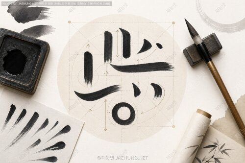 ✍️ 한글 캘리그라피 기본 획순과 조형 원리 완벽 가이드
