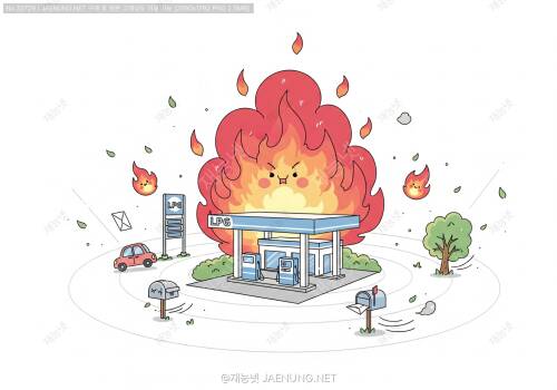 🔥 LPG 충전소 화재 발생, 반경 500m 이내 폭발 피해는?