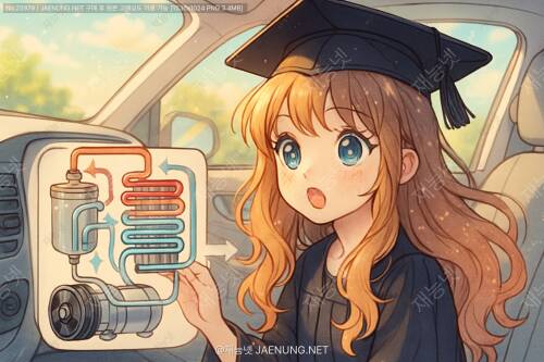 🚗 자동차 에어컨의 냉매 순환 시스템: 여름철 시원함의 비밀을 파헤쳐보자!