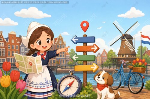 🗺️ 네덜란드어로 위치와 방향 설명하기