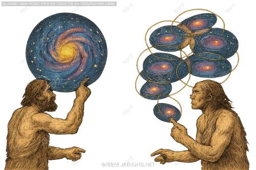🌌 단일 역사 우주 vs 평행 우주 이론 🌠