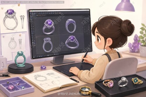 보석 디자인을 위한 정밀 3D 모델링 기법 🌟💎