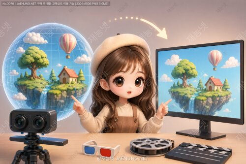 3D to 2D 변환: 입체 영상 평면화의 세계 🎬🖼️
