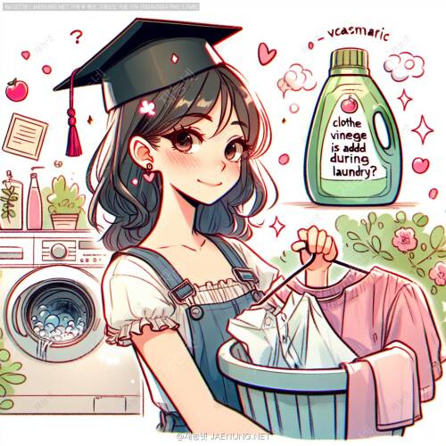 🧺 세탁의 신비로운 비밀: 식초의 마법 ✨