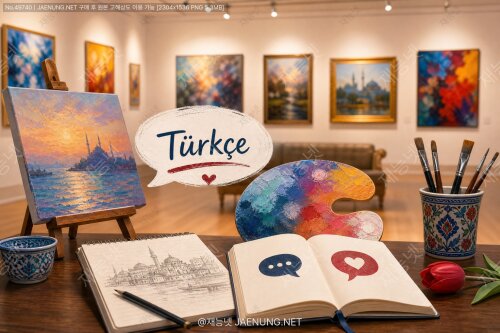 🎨 터키어로 미술 작품 감상평 쓰는 법 — 그림 앞에서 터키어로 말문이 트이는 순간