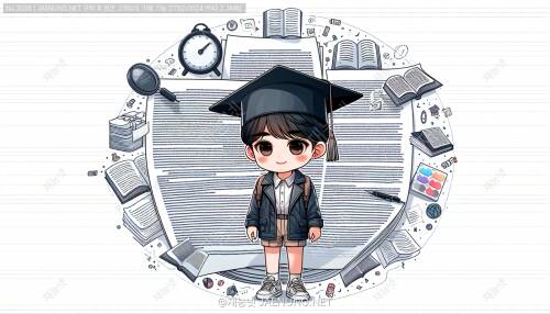 학술 에세이 내용의 비주얼 타임라인 텍스트 교정 🖋️📊