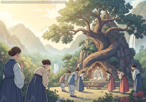 🌲 자연숭배의 양상: 산천초목의 신성화 - 우리 조상들이 나무와 산에 절했던 이유 🏔️