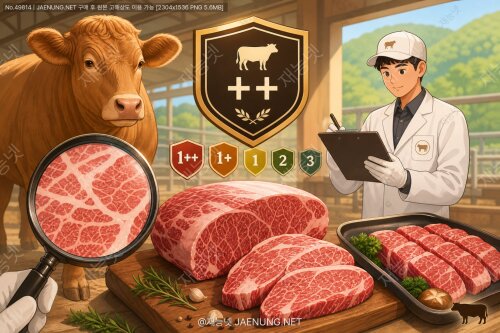 🥩 한우 등급판정 기준 완전 정복 — 1++부터 3등급까지, 내 한우가 왜 이 가격인지 드디어 알게 됨 🔍