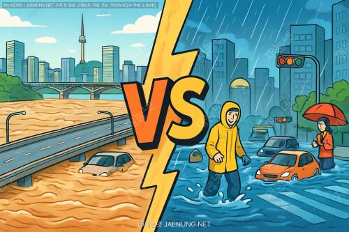 🌊 한강 범람 VS 폭우 침수: 서울 도심을 더 빨리 마비시키는 재난은 무엇일까?