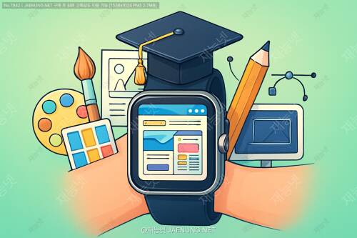 웨어러블 최적화: 손목시계로 웹서핑을? 초미니 화면 디자인의 도전! 🌊⌚💻