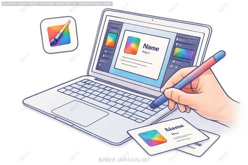 Pixelmator로 Mac에서 편리하게 명함 디자인하기 🍎