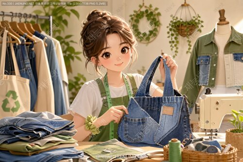 지속가능한 패션을 위한 업사이클링 의류 디자인 🌿👚