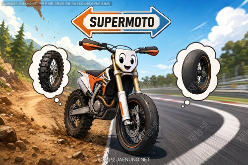 슈퍼모타드(Supermoto) — 엔듀로 바이크에 슬릭 타이어를 달면 무슨 일이 벌어질까?