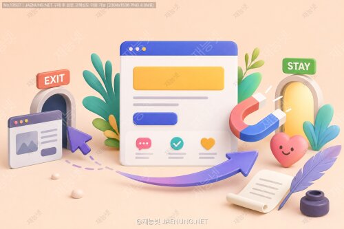홈페이지 이탈률을 낮추는 랜딩페이지 카피의 비밀 🚀