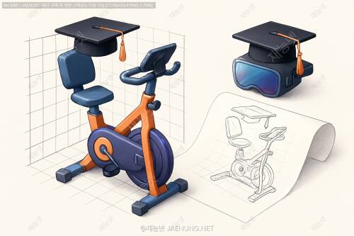 가상 스포츠 훈련을 위한 3D 운동 장비 모델링 🏋️‍♂️🎮