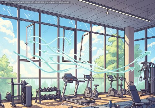 🏋️ 헬스장 창문 개폐율과 환기 효율의 관계 — 건강한 운동 공간 설계 가이드