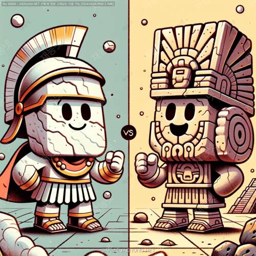 로마의 콘크리트 VS 마야의 석회 시멘트 🏛️ 🗿