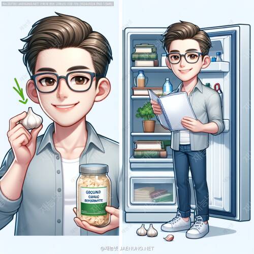 🧄 마늘을 갈아 냉장고에 두면 정말로 냄새가 제거될까? 생활 속 탈취 비법 대공개!