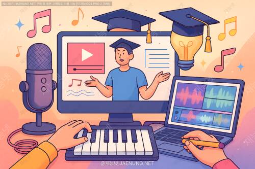 음악 교육: 온라인 코스 제작 및 운영 🎵🎹