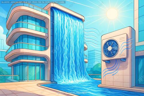 💧 물이 흐르는 벽이 에어컨을 대체할 수 있을까? - 냉각의 미래를 바꿀 혁신 기술