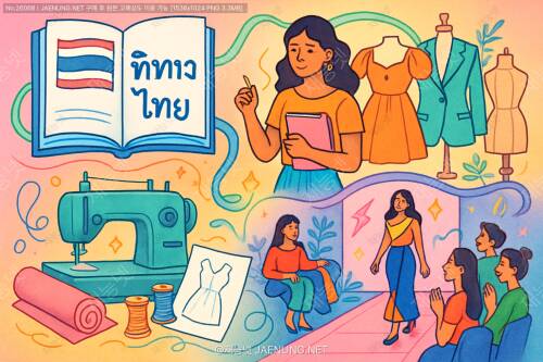 👗 태국어로 배우는 태국 패션산업의 모든 것 - 의류 제조업부터 패션 트렌드까지