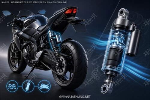 🏍️ 에어 셔크(Air Shock) — 공기 서스펜션이 오토바이에 쓰이는 이유와 작동 원리