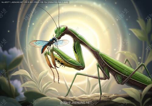 🦗 사마귀 밥 주기 완전 정복!