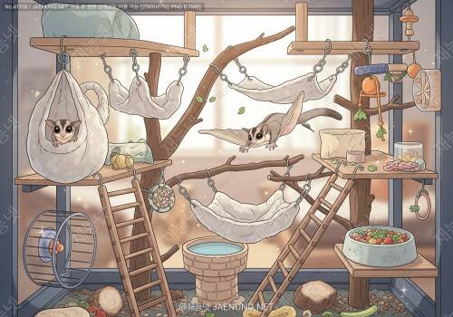 🐿️ 슈가글라이더 케이지 배치법: 작은 날다람쥐를 위한 완벽한 공간 설계 가이드 🏡