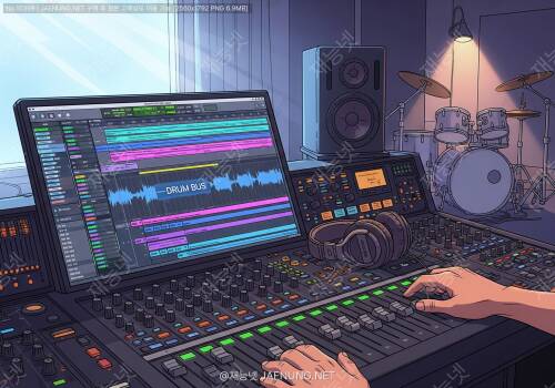 🥁 드럼 버스 프로세싱: 통일감 있는 드럼 사운드 만들기 🎛️