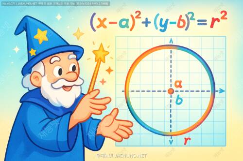 원의 방정식 (x-a)² + (y-b)² = r²의 의미: 좌표평면 위의 완벽한 원을 그리는 수학적 마법 🎯