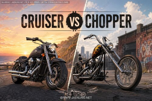 크루저(Cruiser)와 초퍼(Chopper)의진짜 차이