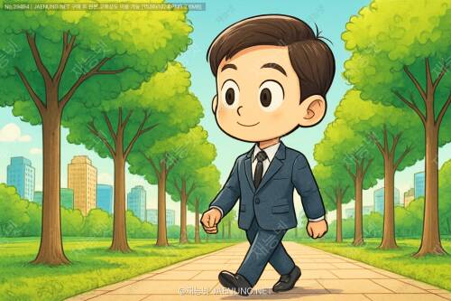 🌳 공원 나무가 줄지어 심어진 이유는? 🌲