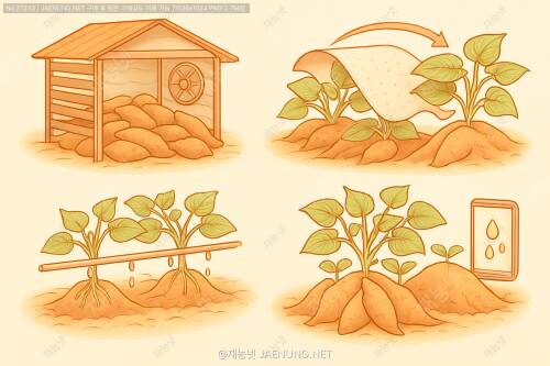 고구마 저장성 향상을 위한 스마트 재배법 총정리 🍠