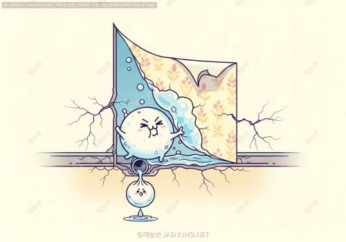 🏠 벽지 아래가 부풀어 오르는 이유