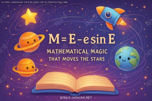 케플러 방정식의 비밀: M = E - e sin E, 우주를 움직이는 수학적 마법 🚀