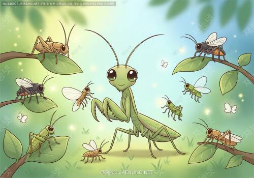 🦗 사마귀 먹이 종류와 살아있는 곤충 급여 완벽 가이드