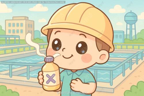 💧 정수장에서 소독약 냄새가 나는 이유는? 🏗️