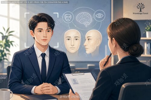 👁️ 면접관은 정말 관상을 볼까? 채용 현장에서 벌어지는 첫인상의 과학과 심리학 완전 해부