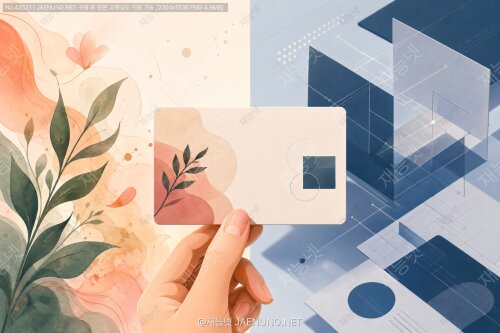 ✨ 명함 디자인에서 감성과 논리의 결합
