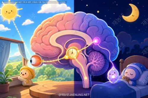 🌙 일주기 리듬의 조절: 시상하부와 멜라토닌의 역할 🌞