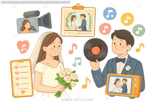 우리 결혼식, 어떤 'BGM'과 '영상'으로 채울까?신랑신부 캐릭터별 웨딩 플레이리스트 & 영상 컨셉 완전 정복 🎧🎬