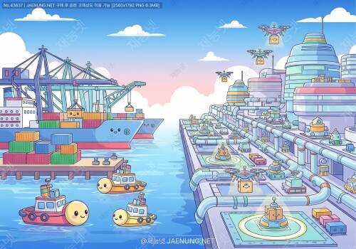 🚢 항만 부두 vs 드론 물류기지 — 미래형 하역 구조의 혁신적 비교와 도시 인프라의 진화 🚁