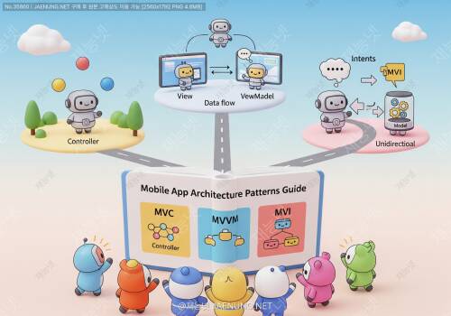 모바일 앱 아키텍처 패턴: MVC, MVVM, MVI 완전 정복 가이드