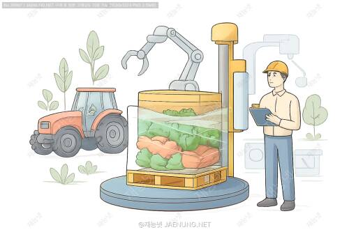 🌾 파렛트랩퍼 필름장력, 농산물 포장의 숨은 핵심 기술! 📦