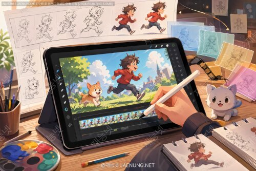 태블릿으로 그리는 2D 애니메이션: 프로크리에이트 활용법 🎨✨