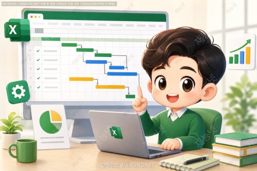 📊 엑셀로 완성하는 프로젝트 관리의 모든 것 — 간트 차트 자동 생성부터 실전 활용까지 완벽 가이드