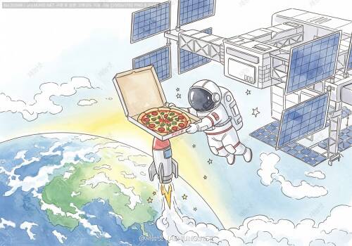 🍕 최장거리 배달 피자, 우주정거장까지! 🚀