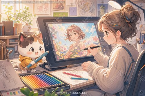 디지털 색연필 효과의 마법: 웹툰과 일러스트레이션의 새로운 지평 🎨✨